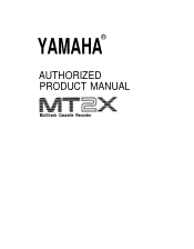 Yamaha MT2X Owner's Manual