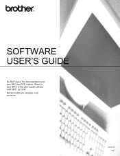 Brother International DCP-J125 Software Users Manual - English