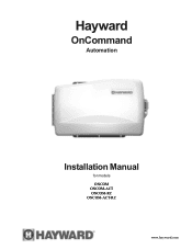 Hayward OnCommand® Model: ALL MODELS Installation