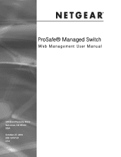 Netgear GSM7228PS ProSafe Managed Switch Web Management User Manual