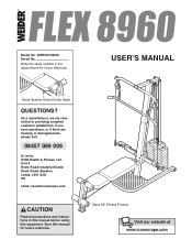Weider Flex 8960 Uk Manual
