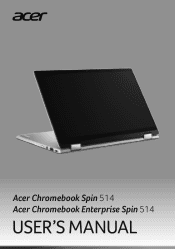 Acer Chromebook Spin 514 CP514-2H User Manual