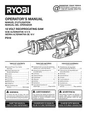 Ryobi P1818 Operation Manual