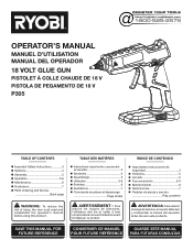Ryobi P305 Manual 1