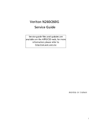 Acer Veriton N260G Acer Veriton N260G Series Service Guide