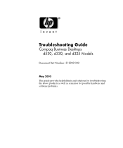 Compaq d538 Troubleshooting Guide