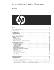 HP 10642 Best practices for the HP Modular Cooling System