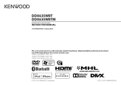 Kenwood DDX635WBT Operation Manual