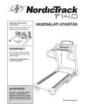 NordicTrack T 14.0 Treadmill Hungarian Manual