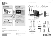 Philips HTS9800W Quick start guide