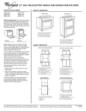 Whirlpool RBD275PVT Dimension Guide
