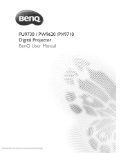 BenQ PW9620 DLP Projector User Manual