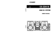 Coby CXCD410 Owners Manual