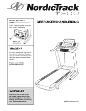 NordicTrack T20.0 Treadmill Dutch Manual