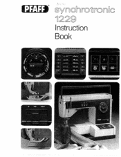 Pfaff synchrotronic 1229 Owner's Manual