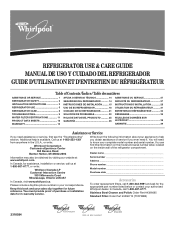 Whirlpool ED5FHAXVA Use and Care Manual