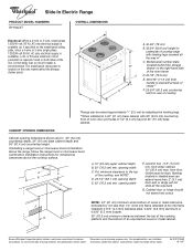 Whirlpool RY160LXTB Dimension Guide