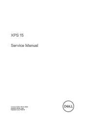 Dell XPS 15 9560 XPS 15 Service Manual