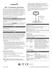 Garmin GNT 10 NMEA 2000 Transceiver Installation Instructions