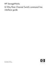 HP StorageWorks 8/20q HP StorageWorks 8/20q Fibre Channel Switch command line interface guide (5697-7517, July 2008)