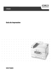 Oki C9600n Gu쟠de impression C9600 (Printing Guide, Spanish