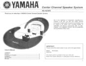 Yamaha NS-AC40X Owners Manual