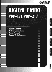 Yamaha YDP-213 Owner's Manual