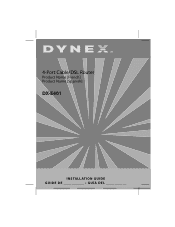 Dynex DX-E401 Installation Guide (English)