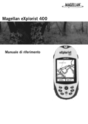 Magellan eXplorist 400 Manual - Italian