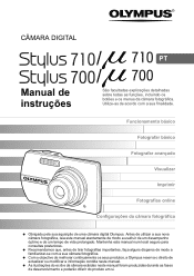 Olympus 225760 Stylus 700 Manual de Instruções (Português)