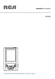 RCA M5504 Owner/User Manual Spanish