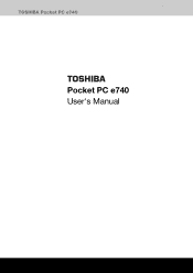 Toshiba e740 User Guide