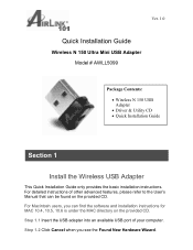 Airlink AWLL5099 Quick Installation Guide