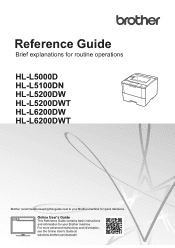 Brother International HL-L5200DWT Reference Guide