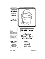 Craftsman 17925 Owners Manual
