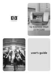 HP 2280tn HP Business Inkjet 2230/2280 - (English) User Guide