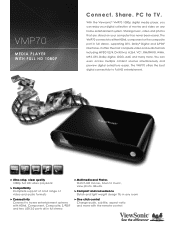 ViewSonic VMP70 VMP70 - Datasheet