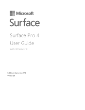 Dell Surface Pro 4 User Guide