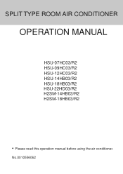 Haier H2SM-18HB03 User Manual