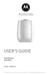 Motorola smart nursery humidifier User Guide