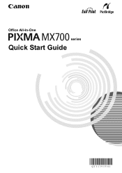 Canon MX700 MX700 series Quick Start Guide