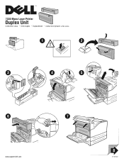 Dell 7330dn Mono Laser Printer Duplex Unit Install Instruction