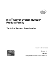 Intel R2000IP Technical Product Specification
