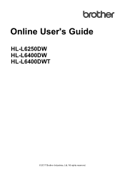Brother International HL-L6250DW Online Users Guide HTML