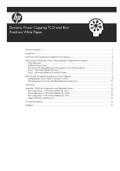 Compaq BL10e Dynamic Power Capping TCO and Best Practices White Paper (EMEA edition)