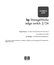 HP 316095-B21 fw 05.01.00 and sw 07.01.00 edge switch 2/24 installation guide