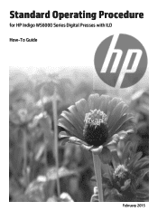 HP Indigo WS6000 Standard Operating Procedure -- Basic for Indigo WS6000 Series Digital Presses with Inline Densitometer ILDTo format this PDF se