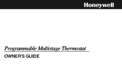 Honeywell T8624 Owner's Manual