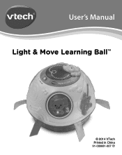 Vtech Light & Move Learning Ball - Red User Manual
