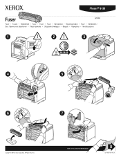 Xerox 6130N Instruction Sheet - Fuser